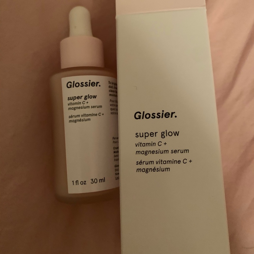 Glossier Brand New Vitamin C serum.